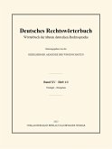 Deutsches Rechtswörterbuch (eBook, PDF) Deutsches Rechtswörterbuch (eBook, PDF)