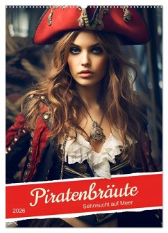 Cover Piratenbräute Sehnsucht auf Meer (Wandkalender 2026 DIN A2 hoch), CALVENDO Monatskalender