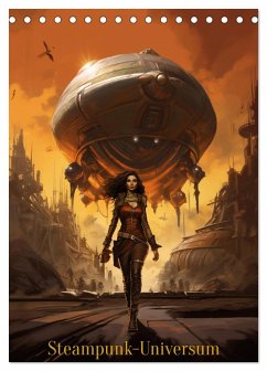 Cover Steampunk-Universum (Tischkalender 2026 DIN A5 hoch), CALVENDO Monatskalender
