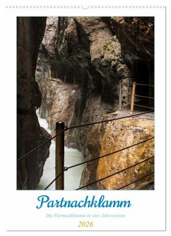 Partnachklamm (Wandkalender 2026 DIN A2 hoch), CALVENDO Monatskalender