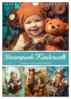 Cover Steampunk Kinderwelt (Wandkalender 2026 DIN A4 hoch), CALVENDO Monatskalender