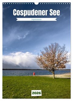 Cover Cospudener See (Wandkalender 2026 DIN A3 hoch), CALVENDO Monatskalender