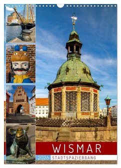 Cover Wismar - Stadtspaziergang (Wandkalender 2026 DIN A3 hoch), CALVENDO Monatskalender