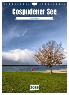 Cover Cospudener See (Wandkalender 2026 DIN A4 hoch), CALVENDO Monatskalender