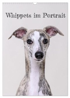 Cover Whippets im Portrait (Wandkalender 2026 DIN A3 hoch), CALVENDO Monatskalender