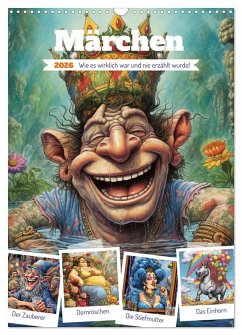 Märchen. Wie es wirklich war und nie erzählt wurde! (Wandkalender 2026 DIN A3 hoch), CALVENDO Monatskalender