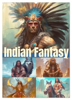Indian Fantasy (Wandkalender 2026 DIN A2 hoch), CALVENDO Monatskalender