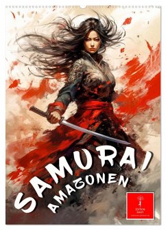 Cover Samurai Amazonen (Wandkalender 2026 DIN A2 hoch), CALVENDO Monatskalender