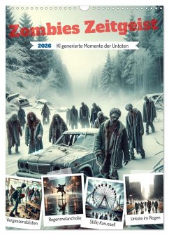 Zombies Zeitgeist - KI generierte Momente der Untoten (Wandkalender 2026 DIN A3 hoch), CALVENDO Monatskalender Zombies Zeitgeist - KI generierte Momente der Untoten (Wandkalender 2026 DIN A3 hoch), CALVENDO Monatskalender