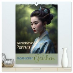Cover Wunderschöne Portraits Japanischer Geishas (hochwertiger Premium Wandkalender 2026 DIN A2 hoch), Kunstdruck in Hochglanz