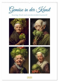 Cover Gemüse in der Kunst (Wandkalender 2026 DIN A2 hoch), CALVENDO Monatskalender