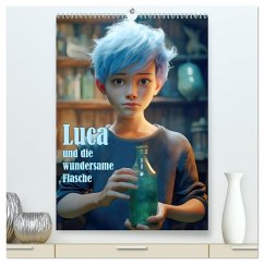 Luca und die wundersame Flasche (hochwertiger Premium Wandkalender 2026 DIN A2 hoch), Kunstdruck in Hochglanz