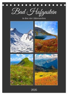 Bad Hofgastein (Tischkalender 2026 DIN A5 hoch), CALVENDO Monatskalender