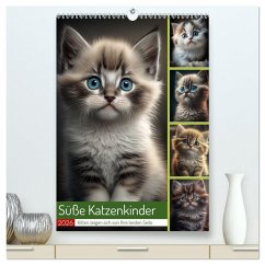 Cover Süße Katzenkinder (hochwertiger Premium Wandkalender 2026 DIN A2 hoch), Kunstdruck in Hochglanz