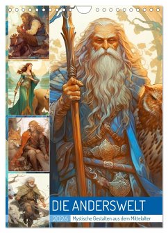 Cover Die Anderswelt. Mystische Gestalten aus dem Mittelalter (Wandkalender 2026 DIN A4 hoch), CALVENDO Monatskalender