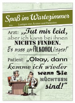 Cover Spaß im Wartezimmer (Wandkalender 2026 DIN A2 hoch), CALVENDO Monatskalender