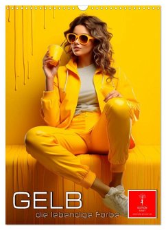 Gelb, die lebendige Farbe (Wandkalender 2026 DIN A3 hoch), CALVENDO Monatskalender Gelb, die lebendige Farbe (Wandkalender 2026 DIN A3 hoch), CALVENDO Monatskalender