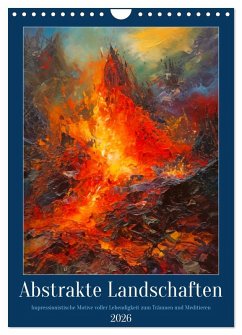 Cover Abstrakte Landschaften (Wandkalender 2026 DIN A4 hoch), CALVENDO Monatskalender