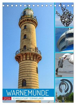 Sehnsuchtsort Warnemünde (Tischkalender 2026 DIN A5 hoch), CALVENDO Monatskalender