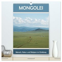 Cover Mongolei - Mensch, Natur und Religion im Einklang (hochwertiger Premium Wandkalender 2026 DIN A2 hoch), Kunstdruck in Hochglanz