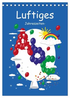 Cover Luftiges Jahreszeiten-Abc (Tischkalender 2026 DIN A5 hoch), CALVENDO Monatskalender