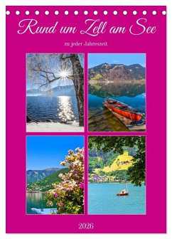 Cover Rund um Zell am See (Tischkalender 2026 DIN A5 hoch), CALVENDO Monatskalender