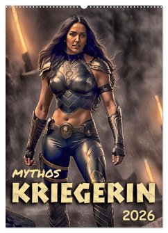 Cover Mythos Kriegerin (Wandkalender 2026 DIN A2 hoch), CALVENDO Monatskalender