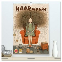 HAARmonie (hochwertiger Premium Wandkalender 2026 DIN A2 hoch), Kunstdruck in Hochglanz HAARmonie (hochwertiger Premium Wandkalender 2026 DIN A2 hoch), Kunstdruck in Hochglanz