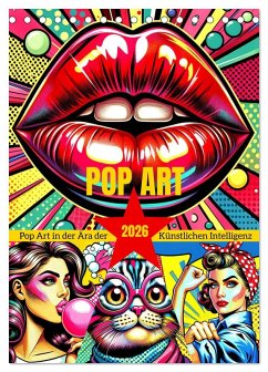 Pop Art - In der Ära der Künstlichen Intelligenz (Tischkalender 2026 DIN A5 hoch), CALVENDO Monatskalender Pop Art - In der Ära der Künstlichen Intelligenz (Tischkalender 2026 DIN A5 hoch), CALVENDO Monatskalender