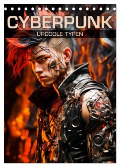Cover CYBERPUNK Urcoole Typen (Tischkalender 2026 DIN A5 hoch), CALVENDO Monatskalender