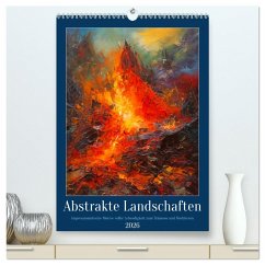 Cover Abstrakte Landschaften (hochwertiger Premium Wandkalender 2026 DIN A2 hoch), Kunstdruck in Hochglanz