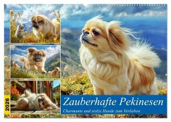 Zauberhafte Pekinesen. Charmante und stolze Hunde zum Verlieben (Wandkalender 2026 DIN A2 quer), CALVENDO Monatskalender Zauberhafte Pekinesen. Charmante und stolze Hunde zum Verlieben (Wandkalender 2026 DIN A2 quer), CALVENDO Monatskalender