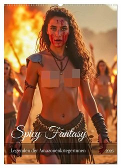 Cover Spicy Fantasy - Legenden der Amazonenkriegerinnen (Wandkalender 2026 DIN A2 hoch), CALVENDO Monatskalender