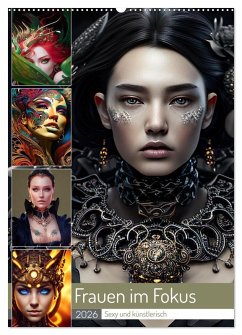 Frauen im Fokus (Wandkalender 2026 DIN A2 hoch), CALVENDO Monatskalender