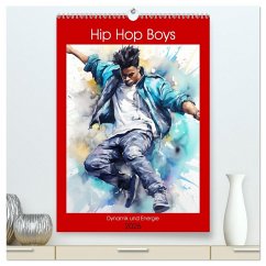 Cover Hip Hop Boys. Dynamik und Energie (hochwertiger Premium Wandkalender 2026 DIN A2 hoch), Kunstdruck in Hochglanz