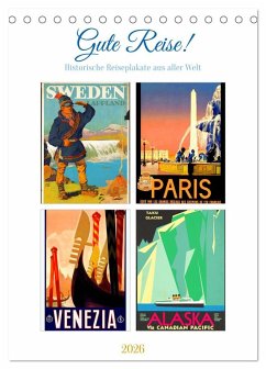 Cover Gute Reise! (Tischkalender 2026 DIN A5 hoch), CALVENDO Monatskalender
