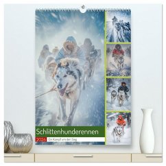 Cover Schlittenhunderennen (hochwertiger Premium Wandkalender 2026 DIN A2 hoch), Kunstdruck in Hochglanz