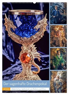 Cover Der sagenhafte Drachenpokal (Wandkalender 2026 DIN A2 hoch), CALVENDO Monatskalender
