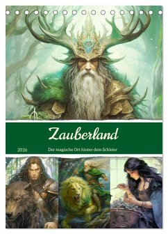 Cover Zauberland. Der magische Ort hinter dem Schleier (Tischkalender 2026 DIN A5 hoch), CALVENDO Monatskalender
