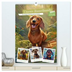 Unsere Rasselbande (hochwertiger Premium Wandkalender 2026 DIN A2 hoch), Kunstdruck in Hochglanz Unsere Rasselbande (hochwertiger Premium Wandkalender 2026 DIN A2 hoch), Kunstdruck in Hochglanz