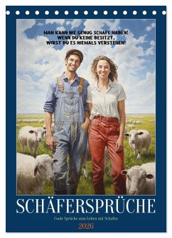 Cover Schäfersprüche (Tischkalender 2026 DIN A5 hoch), CALVENDO Monatskalender