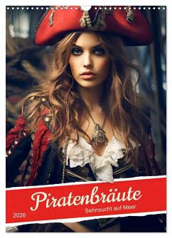 Cover Piratenbräute Sehnsucht auf Meer (Wandkalender 2026 DIN A3 hoch), CALVENDO Monatskalender