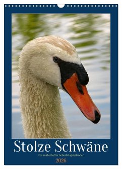 Cover Stolze Schwäne (Wandkalender 2026 DIN A3 hoch), CALVENDO Monatskalender