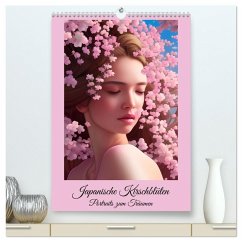 Cover Japanische Kirschblüten - Portraits zum Träumen (hochwertiger Premium Wandkalender 2026 DIN A2 hoch), Kunstdruck in Hochglanz