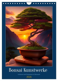 Bonsai Kunstwerke (Wandkalender 2026 DIN A4 hoch), CALVENDO Monatskalender