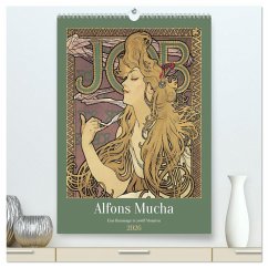 Alfons Mucha - Eine Hommage in zwölf Monaten (hochwertiger Premium Wandkalender 2026 DIN A2 hoch), Kunstdruck in Hochglanz Alfons Mucha - Eine Hommage in zwölf Monaten (hochwertiger Premium Wandkalender 2026 DIN A2 hoch), Kunstdruck in Hochglanz
