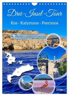 Cover Drei-Insel-Tour (Wandkalender 2026 DIN A4 hoch), CALVENDO Monatskalender