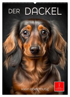 Der Dackel - klein aber mutig (Wandkalender 2026 DIN A2 hoch), CALVENDO Monatskalender Der Dackel - klein aber mutig (Wandkalender 2026 DIN A2 hoch), CALVENDO Monatskalender