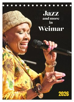 Cover Jazz and more in Weimar (Tischkalender 2026 DIN A5 hoch), CALVENDO Monatskalender