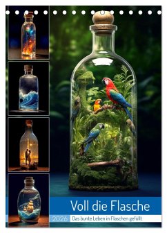 Cover Voll die Flasche (Tischkalender 2026 DIN A5 hoch), CALVENDO Monatskalender